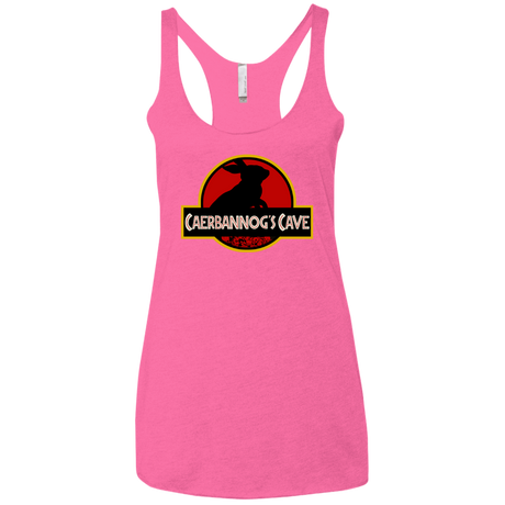 T-Shirts Vintage Pink / X-Small Caerbannog Cave Women's Triblend Racerback Tank