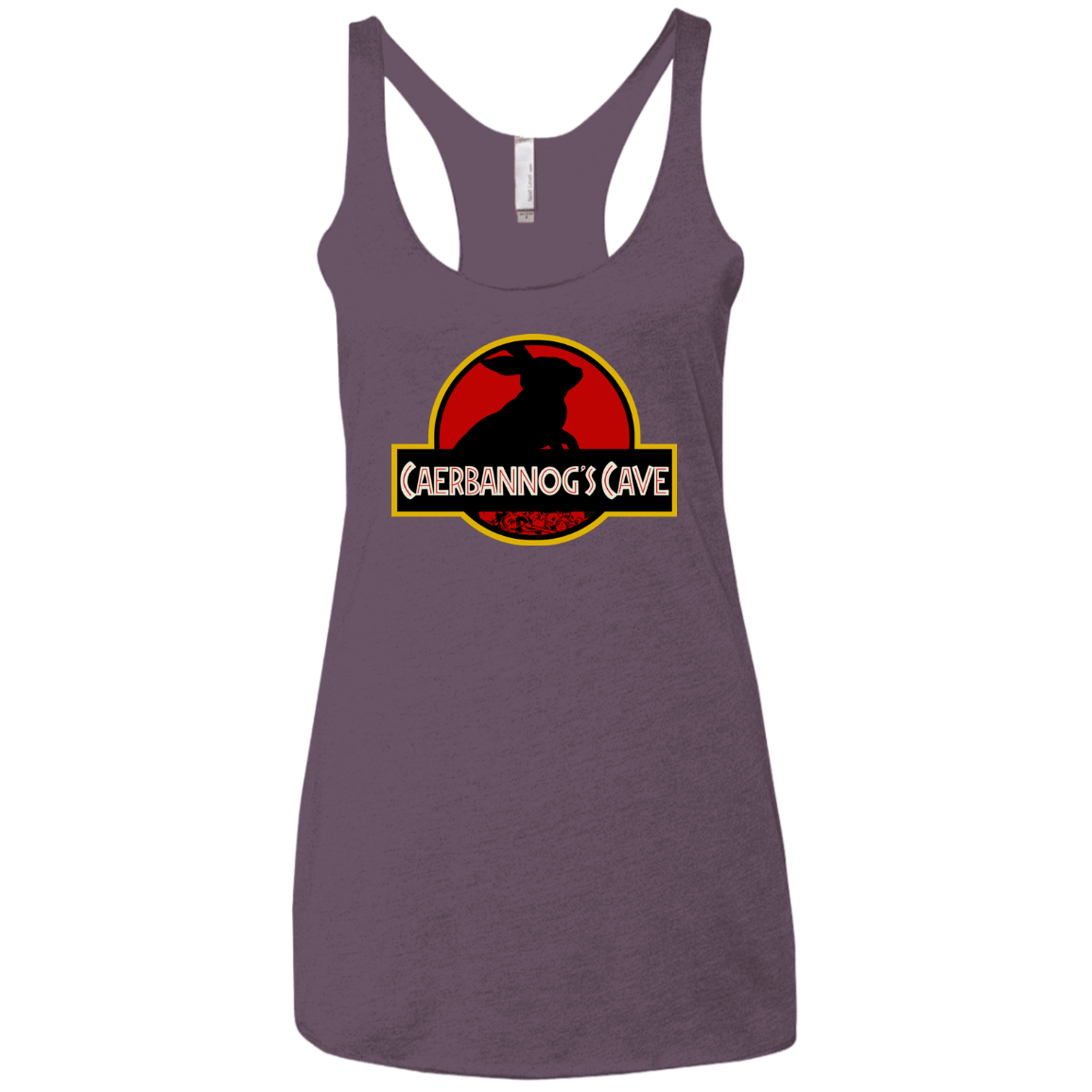 T-Shirts Vintage Purple / X-Small Caerbannog Cave Women's Triblend Racerback Tank