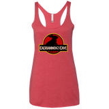 T-Shirts Vintage Red / X-Small Caerbannog Cave Women's Triblend Racerback Tank