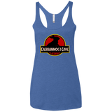 T-Shirts Vintage Royal / X-Small Caerbannog Cave Women's Triblend Racerback Tank
