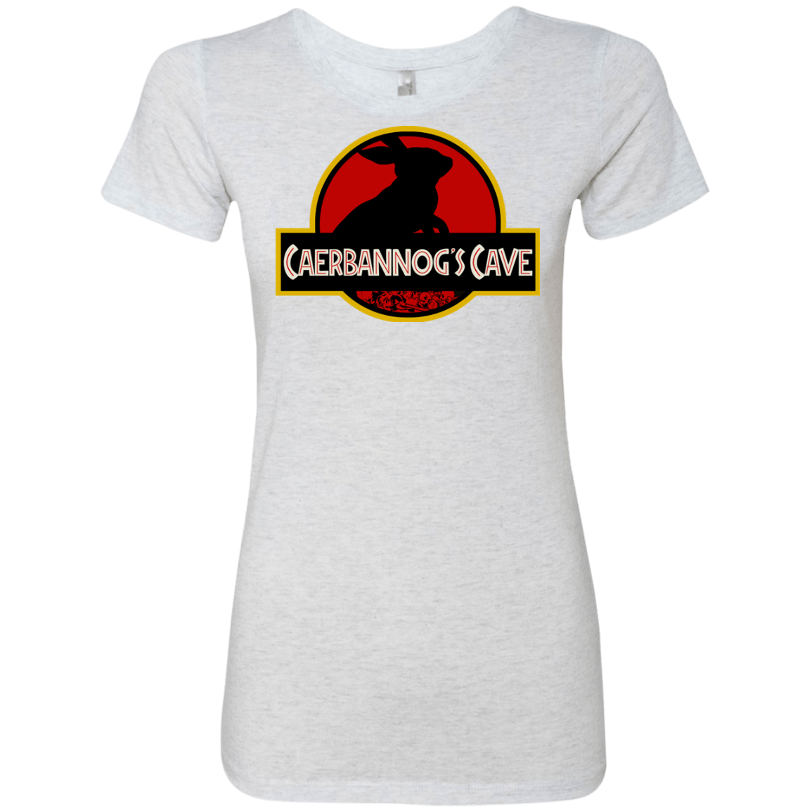 T-Shirts Heather White / S Caerbannog Cave Women's Triblend T-Shirt