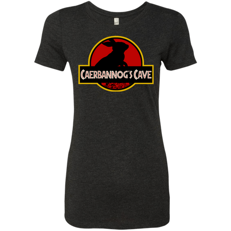 T-Shirts Vintage Black / S Caerbannog Cave Women's Triblend T-Shirt
