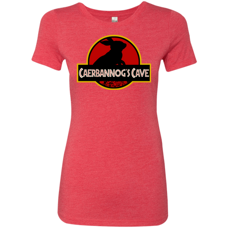T-Shirts Vintage Red / S Caerbannog Cave Women's Triblend T-Shirt