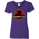 T-Shirts Purple / S Caerbannog Cave Women's V-Neck T-Shirt