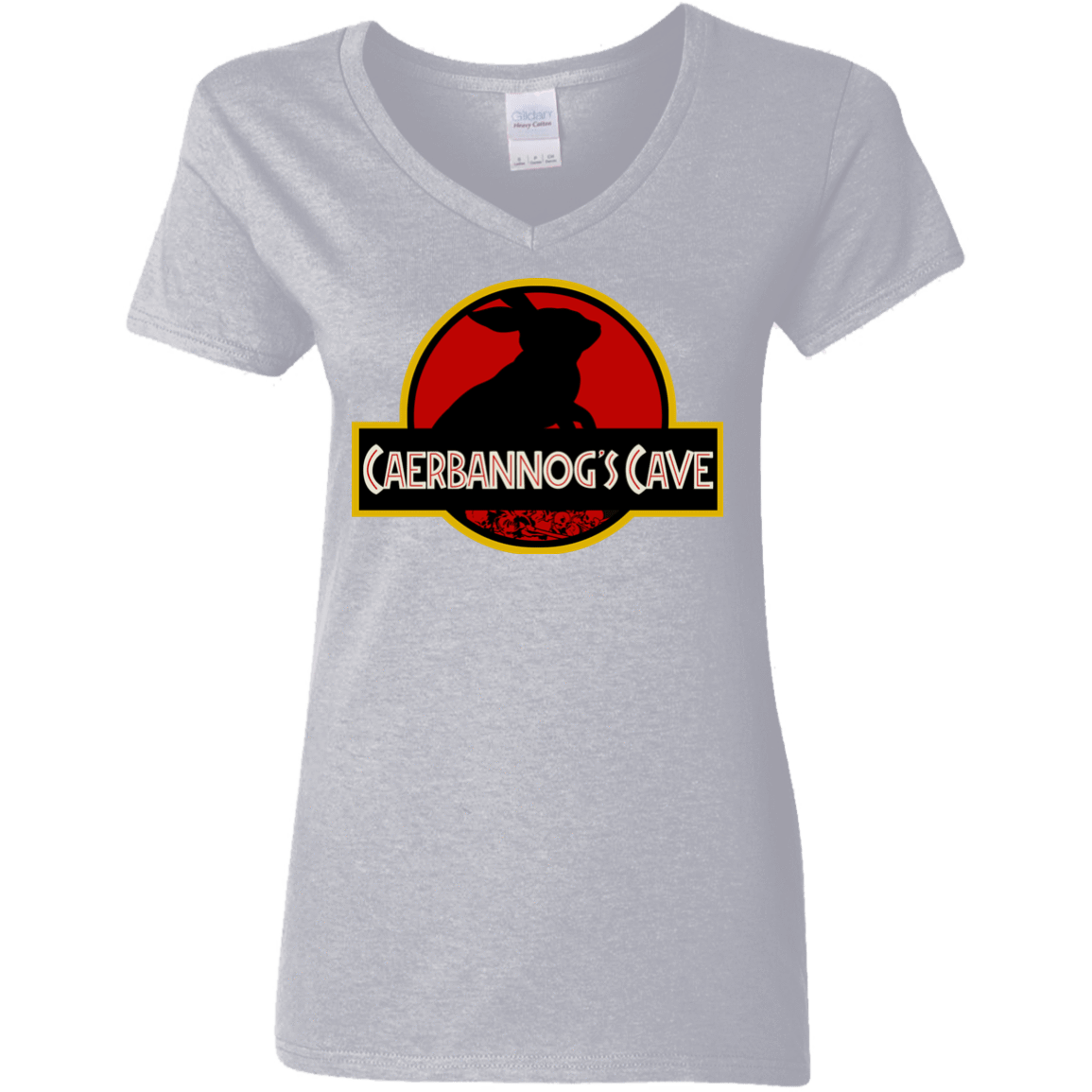 T-Shirts Sport Grey / S Caerbannog Cave Women's V-Neck T-Shirt