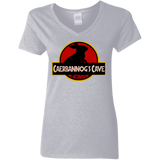 T-Shirts Sport Grey / S Caerbannog Cave Women's V-Neck T-Shirt