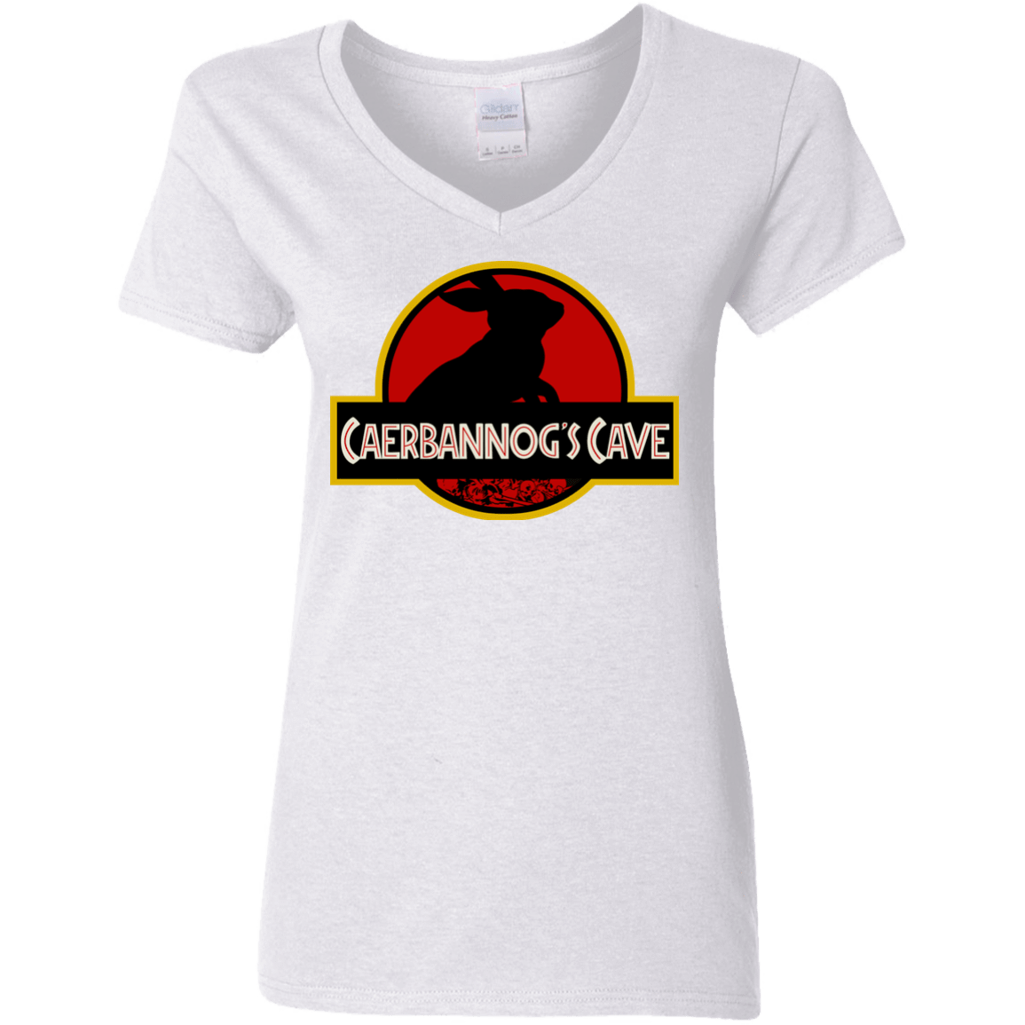 T-Shirts White / S Caerbannog Cave Women's V-Neck T-Shirt