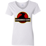 T-Shirts White / S Caerbannog Cave Women's V-Neck T-Shirt