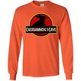 T-Shirts Orange / YS Caerbannog Cave Youth Long Sleeve T-Shirt