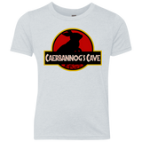 T-Shirts Heather White / YXS Caerbannog Cave Youth Triblend T-Shirt