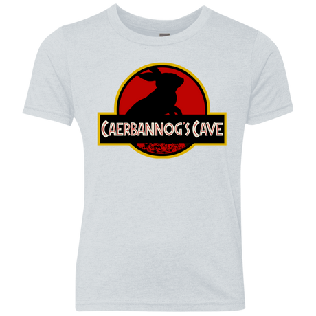 T-Shirts Heather White / YXS Caerbannog Cave Youth Triblend T-Shirt