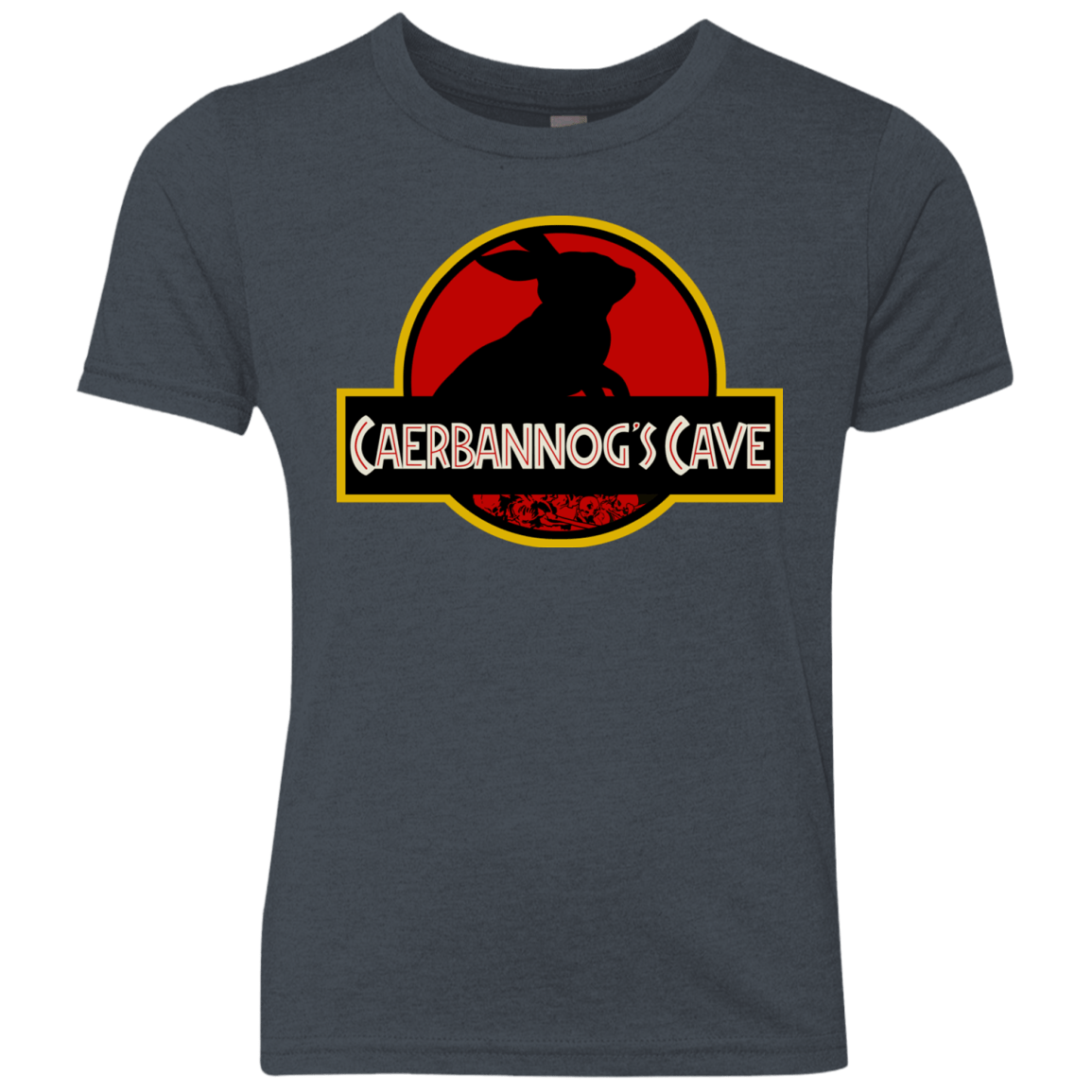 T-Shirts Vintage Navy / YXS Caerbannog Cave Youth Triblend T-Shirt