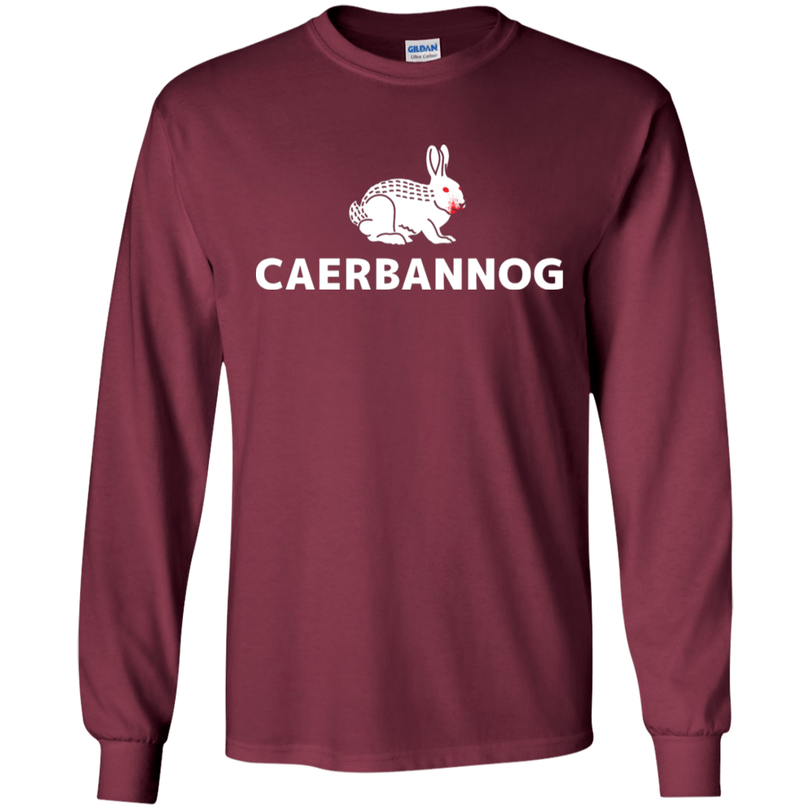 T-Shirts Maroon / S Caerbannog Men's Long Sleeve T-Shirt