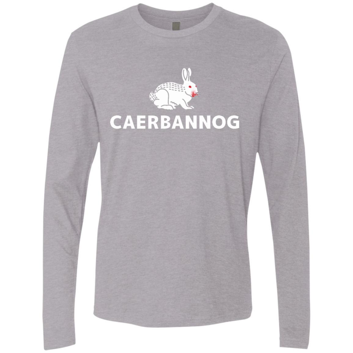 T-Shirts Heather Grey / S Caerbannog Men's Premium Long Sleeve