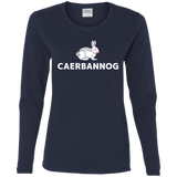 T-Shirts Navy / S Caerbannog Women's Long Sleeve T-Shirt