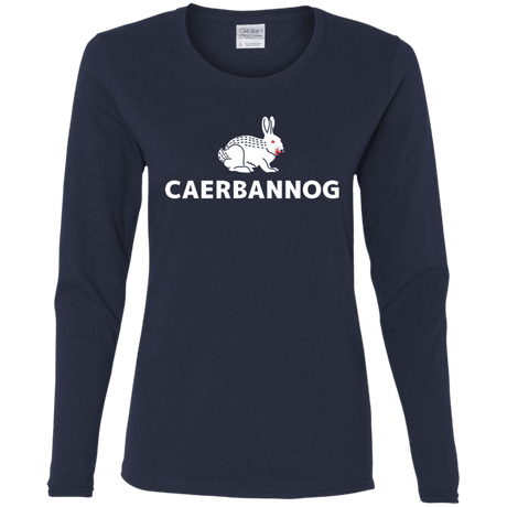 T-Shirts Navy / S Caerbannog Women's Long Sleeve T-Shirt