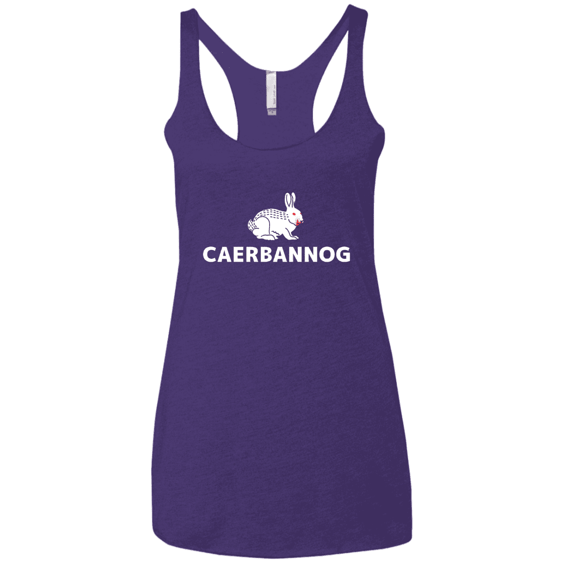 T-Shirts Purple Rush / X-Small Caerbannog Women's Triblend Racerback Tank