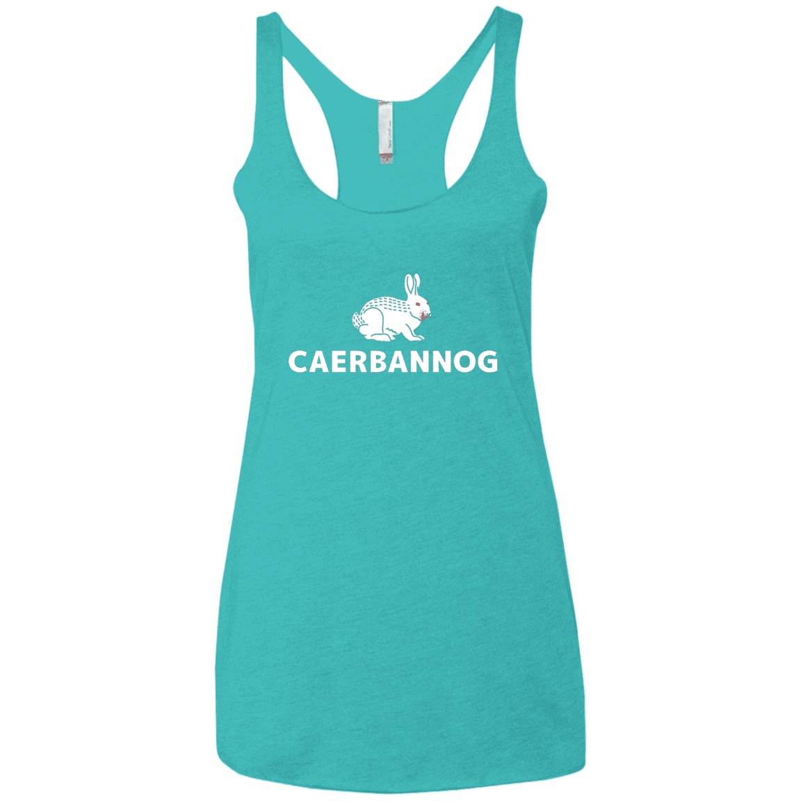 T-Shirts Tahiti Blue / X-Small Caerbannog Women's Triblend Racerback Tank