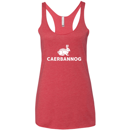 T-Shirts Vintage Red / X-Small Caerbannog Women's Triblend Racerback Tank