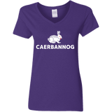 T-Shirts Purple / S Caerbannog Women's V-Neck T-Shirt