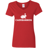 T-Shirts Red / S Caerbannog Women's V-Neck T-Shirt