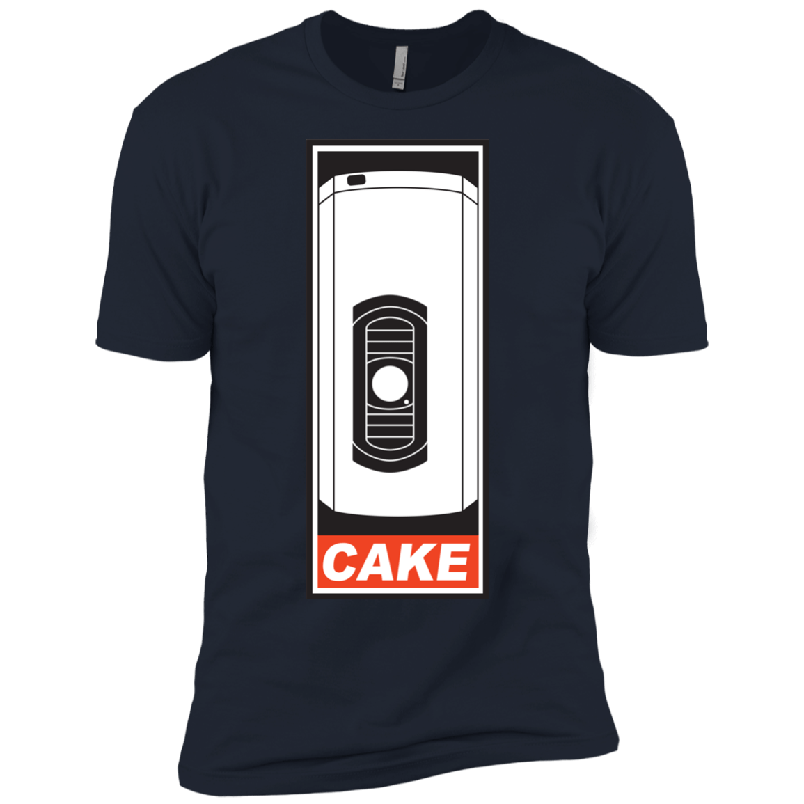 T-Shirts Midnight Navy / YXS Cake is a Lie Boys Premium T-Shirt