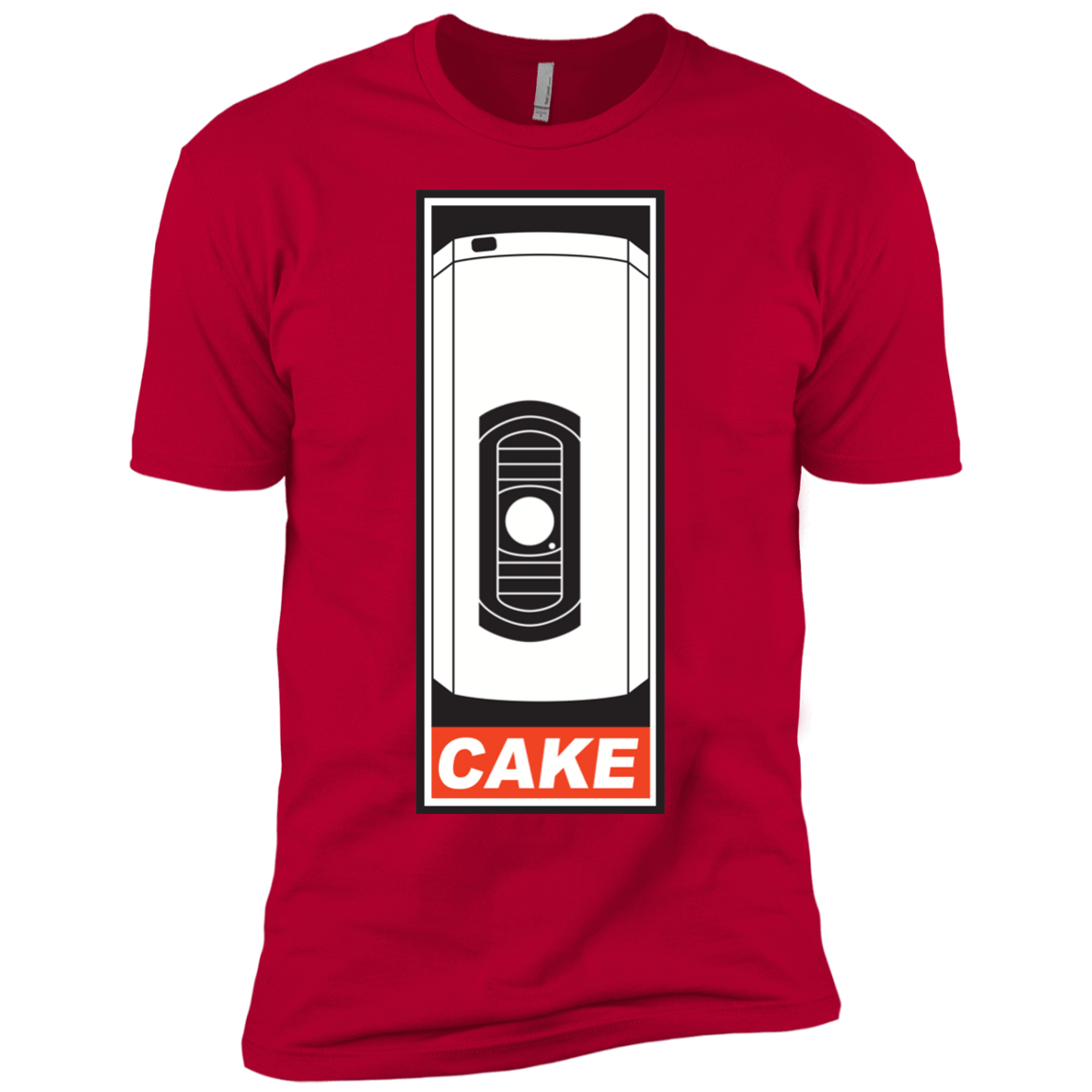 T-Shirts Red / YXS Cake is a Lie Boys Premium T-Shirt