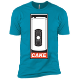 T-Shirts Turquoise / YXS Cake is a Lie Boys Premium T-Shirt