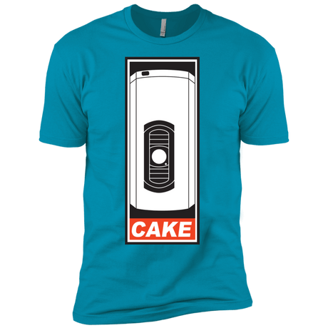 T-Shirts Turquoise / YXS Cake is a Lie Boys Premium T-Shirt