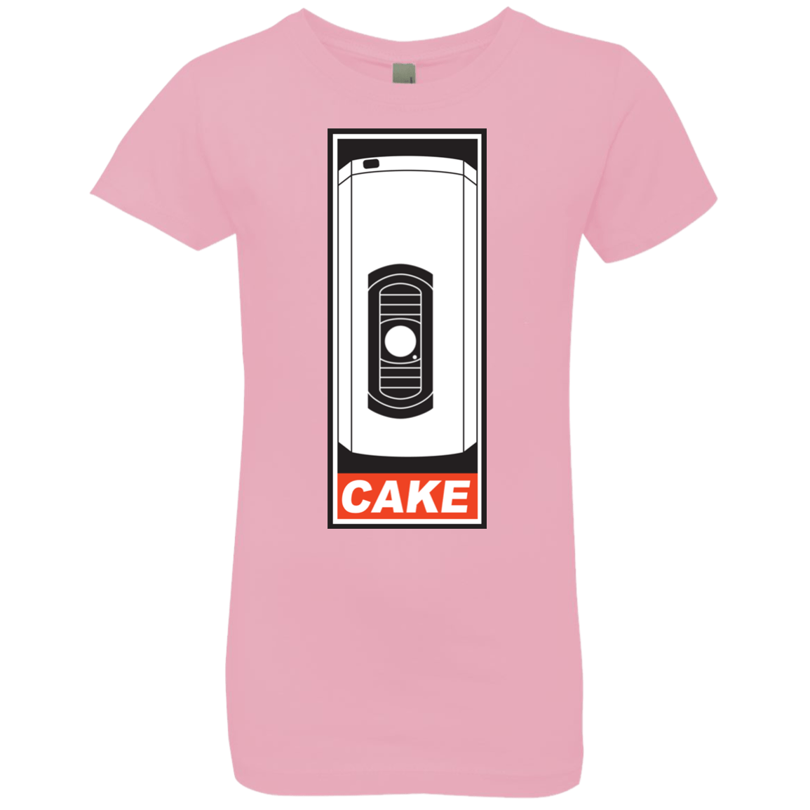 T-Shirts Light Pink / YXS Cake is a Lie Girls Premium T-Shirt