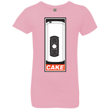T-Shirts Light Pink / YXS Cake is a Lie Girls Premium T-Shirt