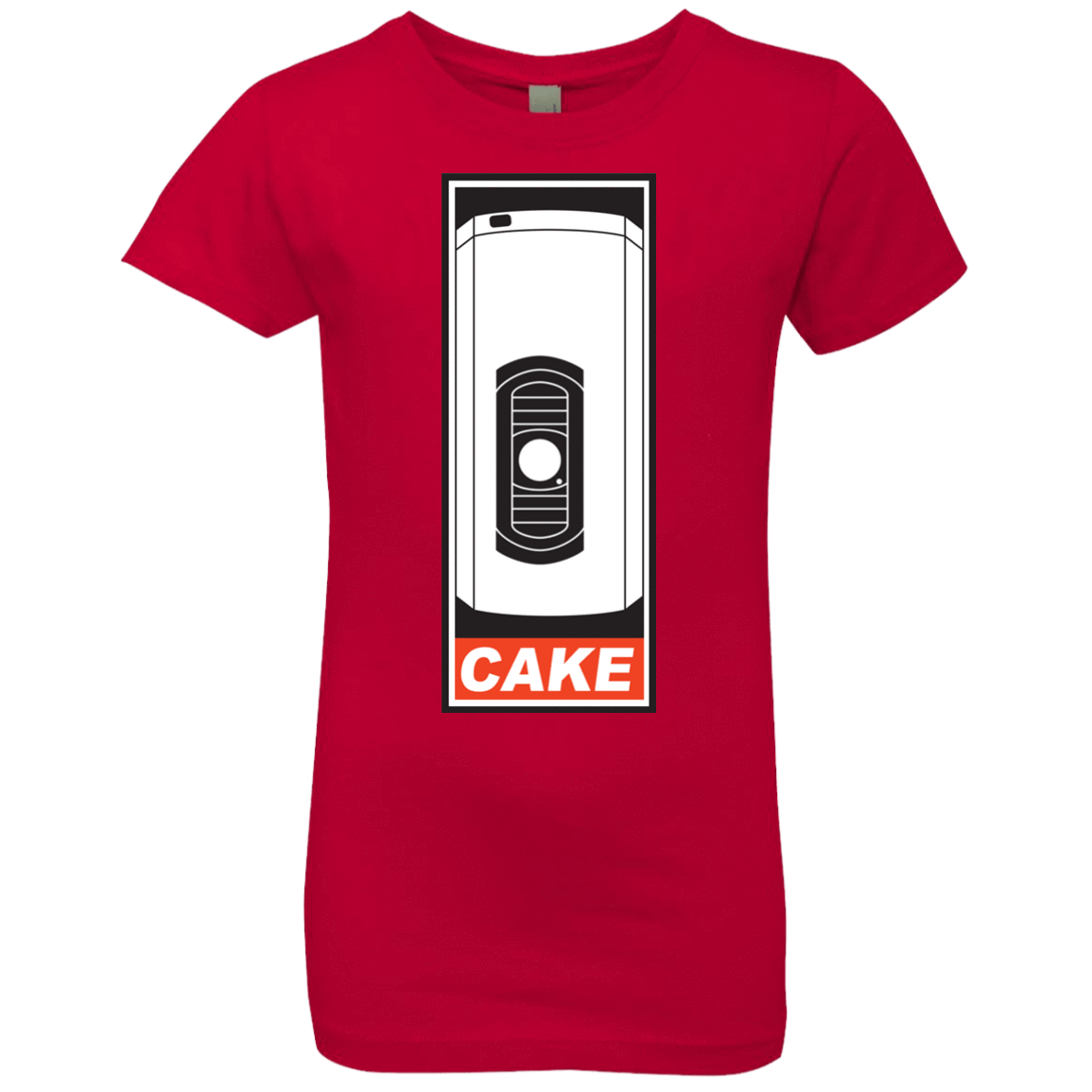T-Shirts Red / YXS Cake is a Lie Girls Premium T-Shirt
