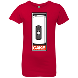T-Shirts Red / YXS Cake is a Lie Girls Premium T-Shirt