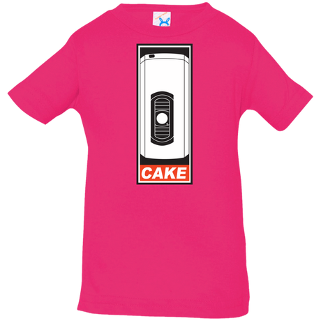 T-Shirts Hot Pink / 6 Months Cake is a Lie Infant PremiumT-Shirt