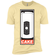 T-Shirts Banana Cream / X-Small Cake is a Lie Men's Premium T-Shirt