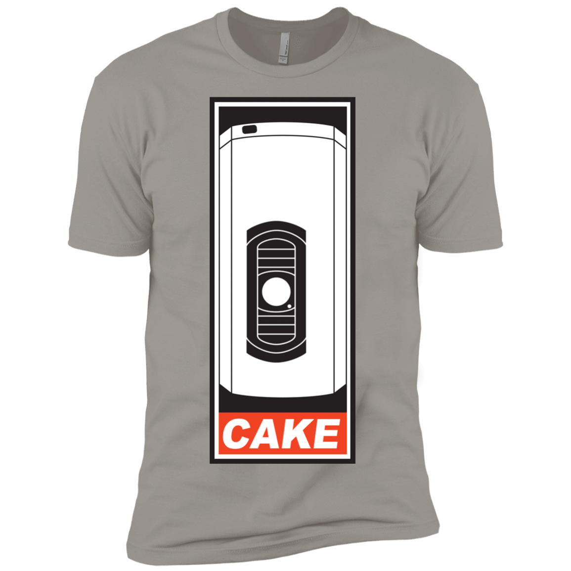 T-Shirts Light Grey / X-Small Cake is a Lie Men's Premium T-Shirt