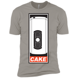 T-Shirts Light Grey / X-Small Cake is a Lie Men's Premium T-Shirt