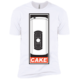 T-Shirts White / X-Small Cake is a Lie Men's Premium T-Shirt