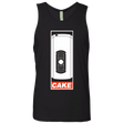 T-Shirts Black / Small Cake is a Lie Men's Premium Tank Top