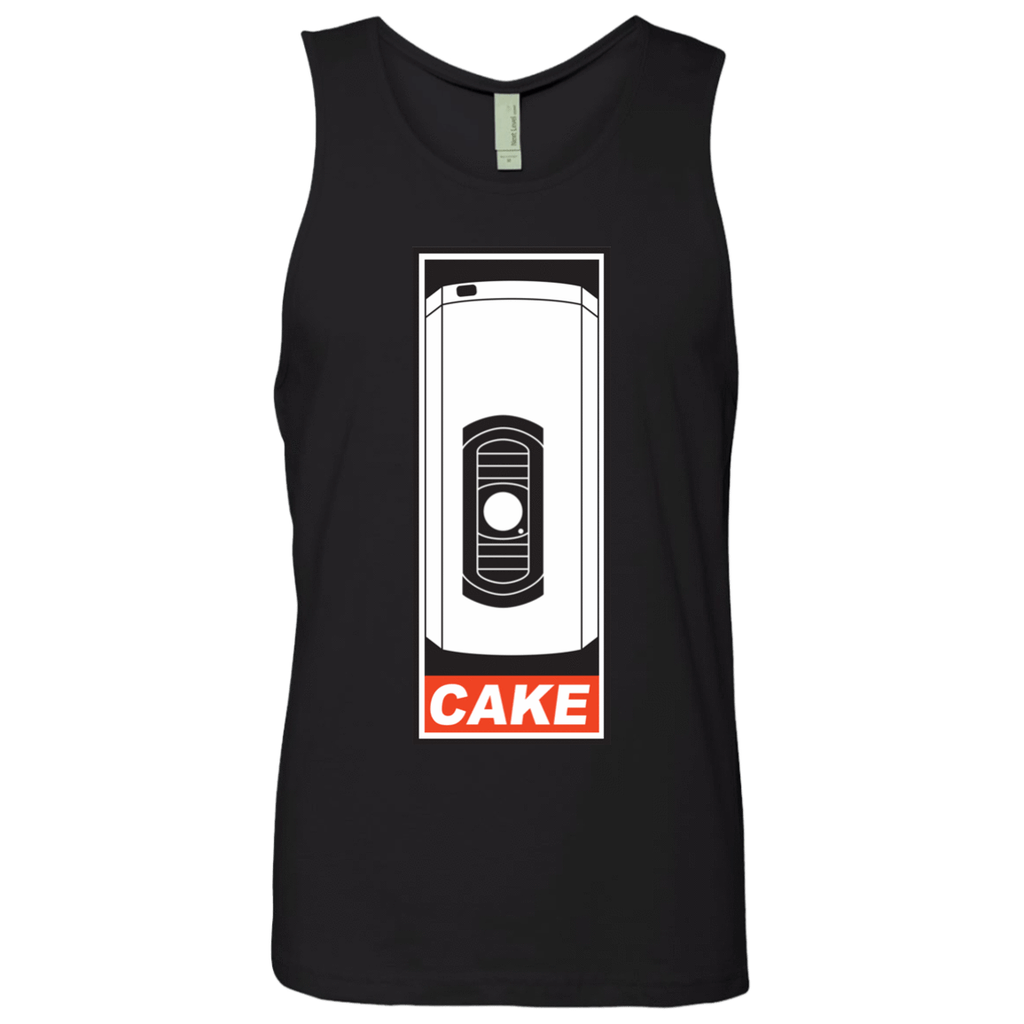 T-Shirts Black / Small Cake is a Lie Men's Premium Tank Top