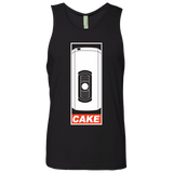 T-Shirts Black / Small Cake is a Lie Men's Premium Tank Top