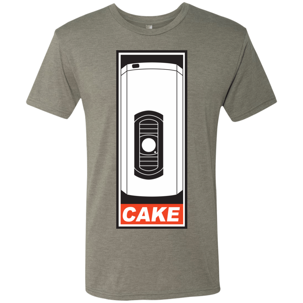 T-Shirts Venetian Grey / Small Cake is a Lie Men's Triblend T-Shirt