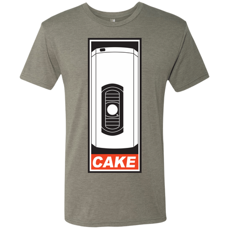 T-Shirts Venetian Grey / Small Cake is a Lie Men's Triblend T-Shirt