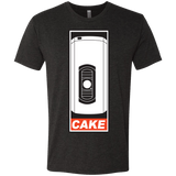 T-Shirts Vintage Black / Small Cake is a Lie Men's Triblend T-Shirt