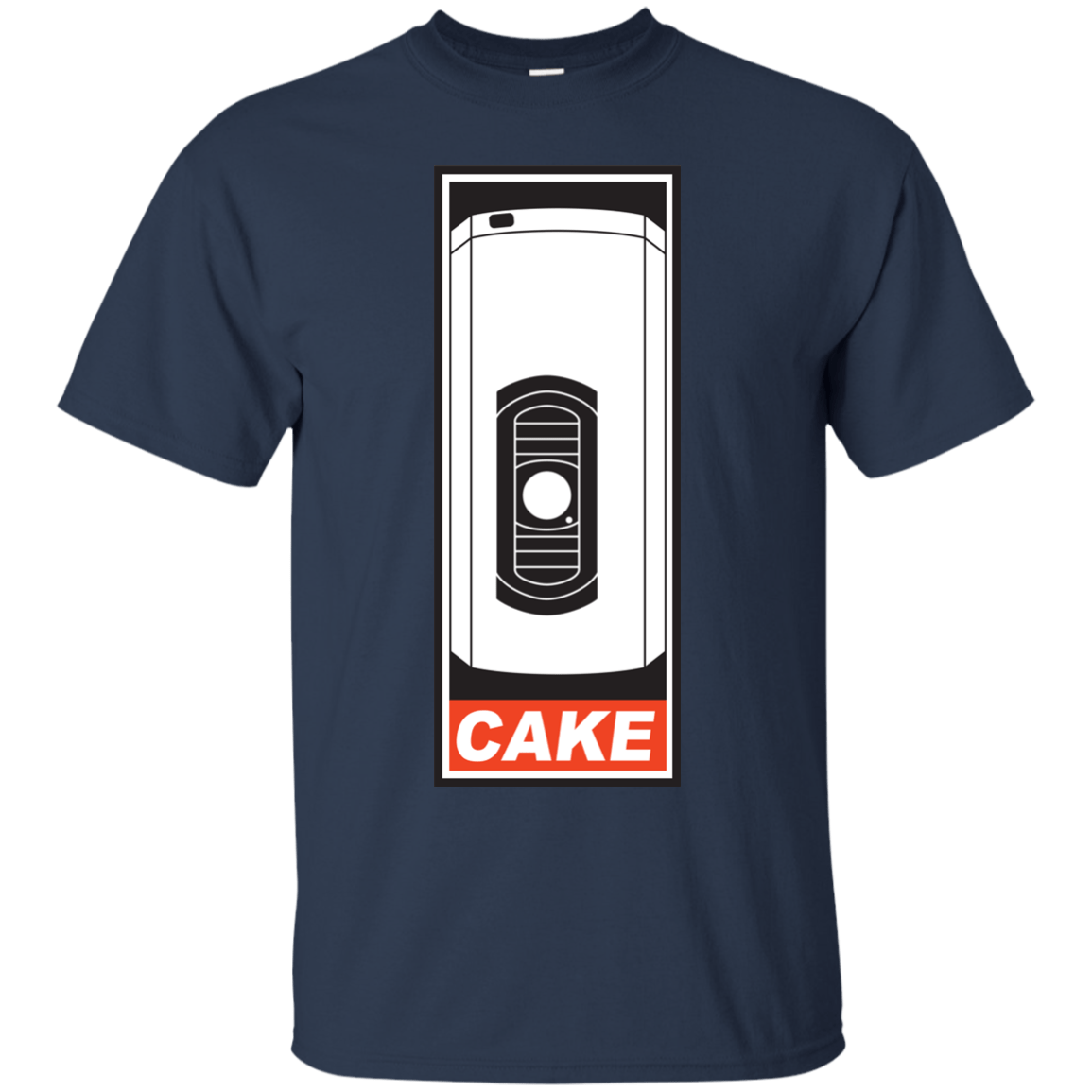 T-Shirts Navy / Small Cake is a Lie T-Shirt