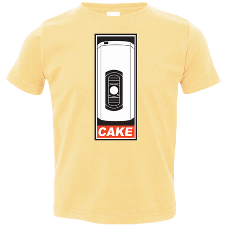 T-Shirts Butter / 2T Cake is a Lie Toddler Premium T-Shirt