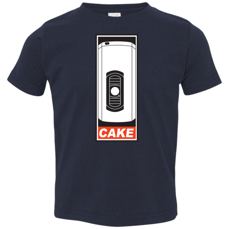 T-Shirts Navy / 2T Cake is a Lie Toddler Premium T-Shirt