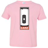 T-Shirts Pink / 2T Cake is a Lie Toddler Premium T-Shirt