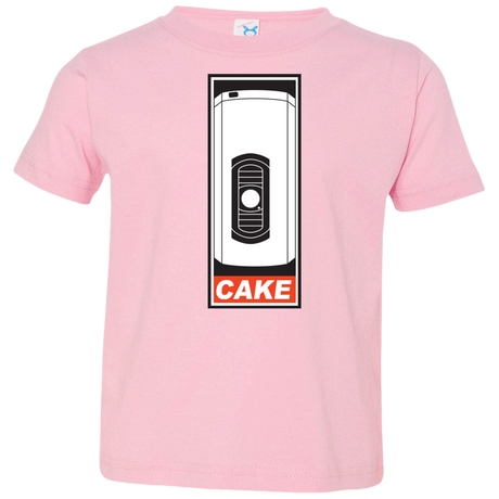 T-Shirts Pink / 2T Cake is a Lie Toddler Premium T-Shirt