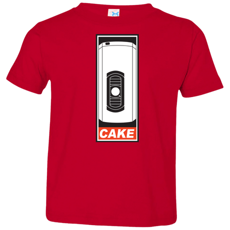 T-Shirts Red / 2T Cake is a Lie Toddler Premium T-Shirt